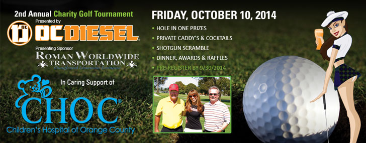 2nd Annual Charity Golf Tournament Presented by OC DIESEL