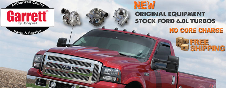 Garrett Stock Replacement Turbos for Ford 6.0L Trucks